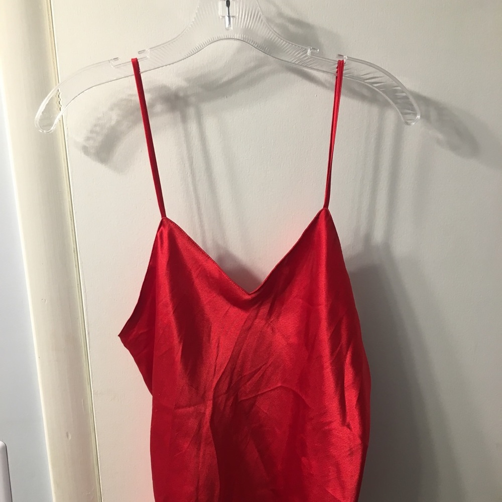 Red Silk Cami